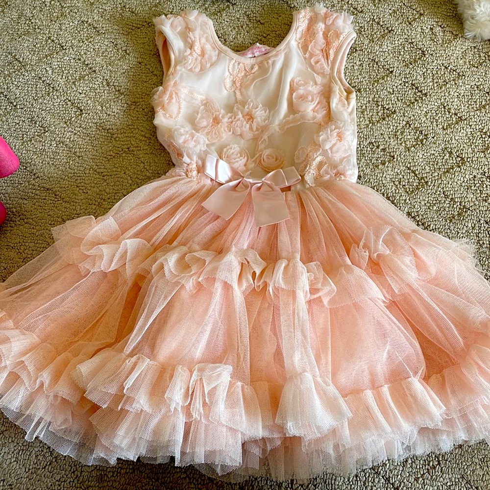 Popatu dress 2T/3T - Pale pink